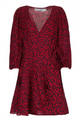 IRO | Leopard printed dress Boina | red