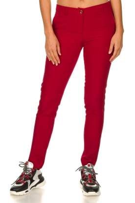 Kocca | Klassieke pantalon Jander | rood