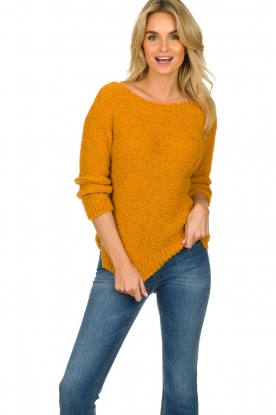 Knit-ted |  Knitted sweater Pleun | orange 