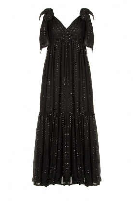 Sundress | Sequin maxi dress Fanya | black
