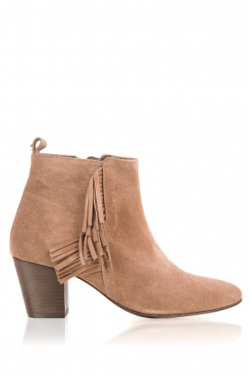 Suède enkellaarsjes Lilly High | bruin | Maluo | Little Soho Suède enkellaarsjes Lilly High | bruin | Maluo | Little Soho