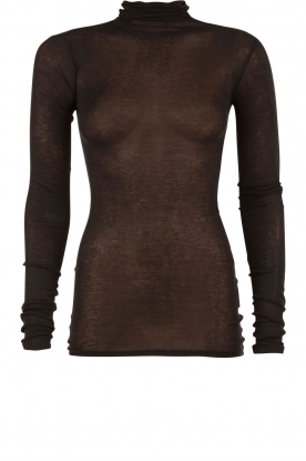 Turtleneck top Massachusetts | zwart