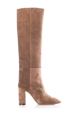Toral | Suede knee boots Sofia | brown