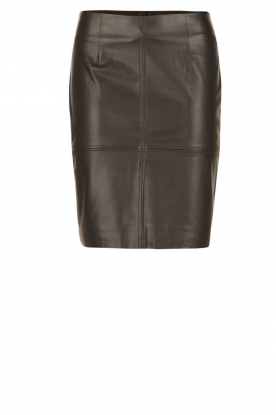 Dante 6 | faux leather pencilskirt Toortsie | black