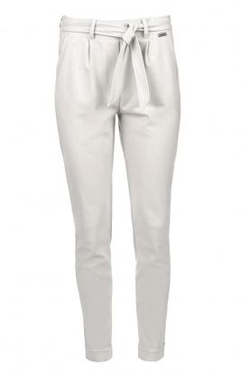 D-ETOILES CASIOPE |   Travelwear pants with tie belt Antigua | cement 