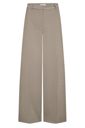 Copenhagen Muse |  High waist wide leg trousers Tailor | taupe 