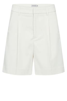 Copenhagen Muse | Short met plooidetails Tailor | naturel 