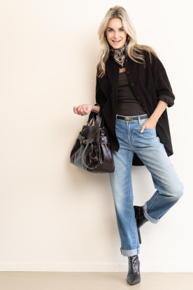 Look Rib stretch top Siv