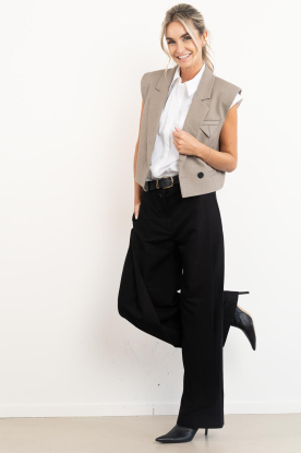 Look Gilet with lapel collar Tailor
