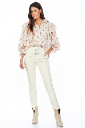 Look Ruffle blouse with print Filippa