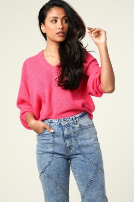 Dante 6 |  Alpaca sweater Domes | pink 