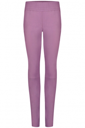 Ibana | Stretch leather pants Colette | purple 