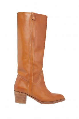 Vanessa Bruno | Leather boots Bottes | camel
