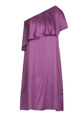 Kocca | One-shoulder dress lanill | purple 