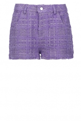 IRO | Bouclé shorts Esta | purple 