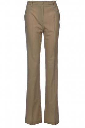 IRO | Trousers with pleated details | camel
