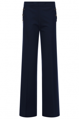 Twinset |Straight leg pantalon Vivian | blauw