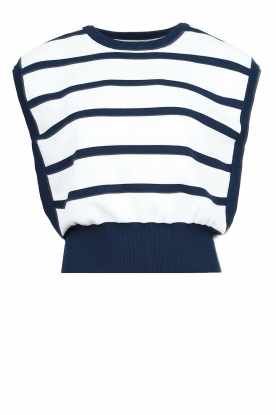 Silvian Heach | Striped tricot top Grace | natural