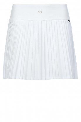 Goldbergh | Pleated sports skirt Anna | white