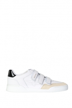 Nubikk | Sneakers with velcro Blueberry straps | beige  