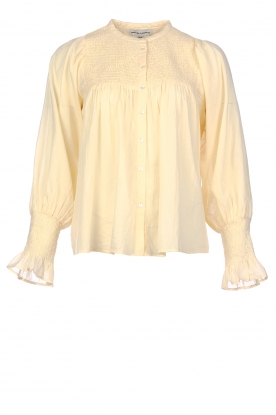 Antik Batik |Katoenen blouse Hita | geel