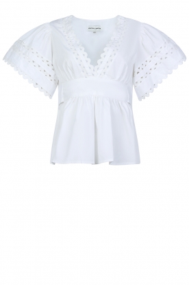 Poplin top Roda | wit... | Antik Batik | Little Soho
