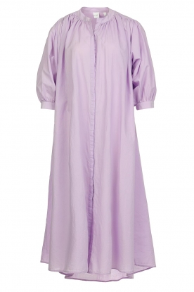 Knit-ted | Poplin maxi dress Suse | Purple 