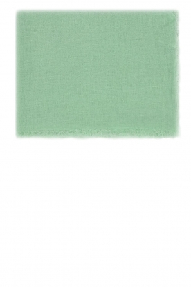 Knit-ted |  linen scarf Ezra | Green 