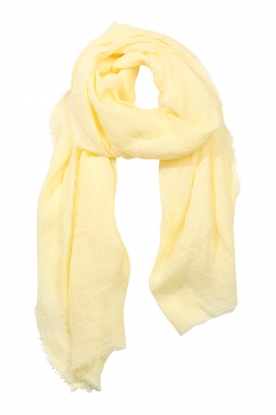Knit-ted | linen scarf Ezra | Yellow 