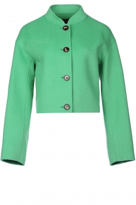 STUDIO AR | Wool mix jacket Heather | green