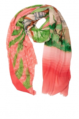 Moment Amsterdam | Lightweight printed scarf Desert Rose | pink