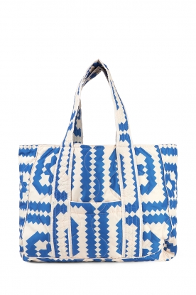 Second Female |Shopper met print Blast | Blauw