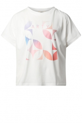 Suncoo | T-shirt with print Melaine | white