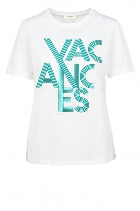 Suncoo | Printed T-shirt Medani | white