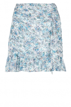 Suncoo | Mini skirt with lurex details Fauve | blue
