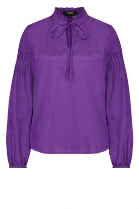 Freebird | Blouse met opstaande kraag Alixandera | purple