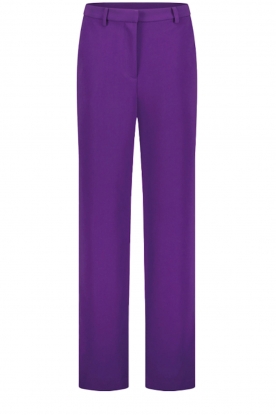 Freebird | Wide trousers Xenia | purple 