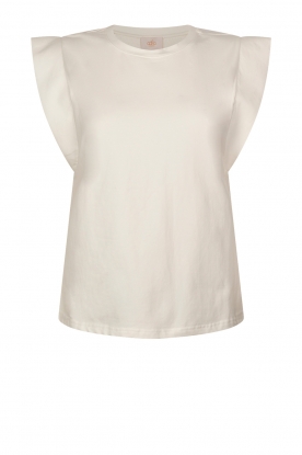 Aaiko | T-shirt with cap sleeves Cora | natural