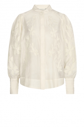 Copenhagen Muse | Embroidered blouse Thilde | natural 