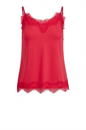 CC Heart | Top with lace details Puck | pink