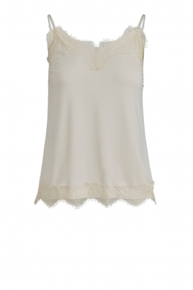 CC Heart | Top with lace details Puck | natural