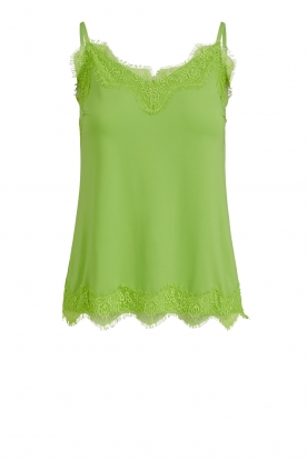 CC Heart | Top with lace details Puck | green