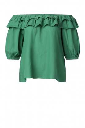 ba&sh | Off-shoulder top Tarek | green