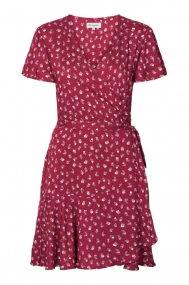 Lollys Laundry | Floral wrap dress Miranda | red