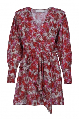 IRO |Gebloemde jurk Madea | roze