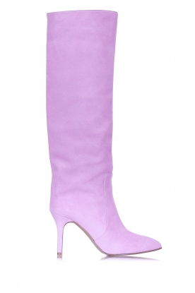 Toral |  Slouchy suede boots Tania | pink 