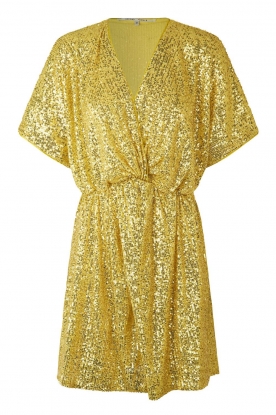 Second Female | Sequin dress Shine On | yellow