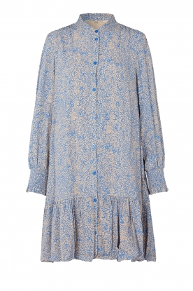 Second Female | Printed dress Gioia | blue