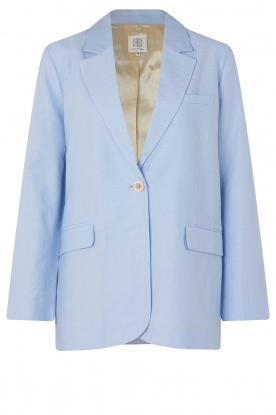 Second Female | Linen blazer Liah | blue