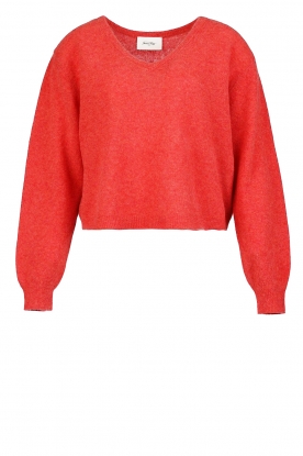 American Vintage | Soft woolen sweater Razpark | red